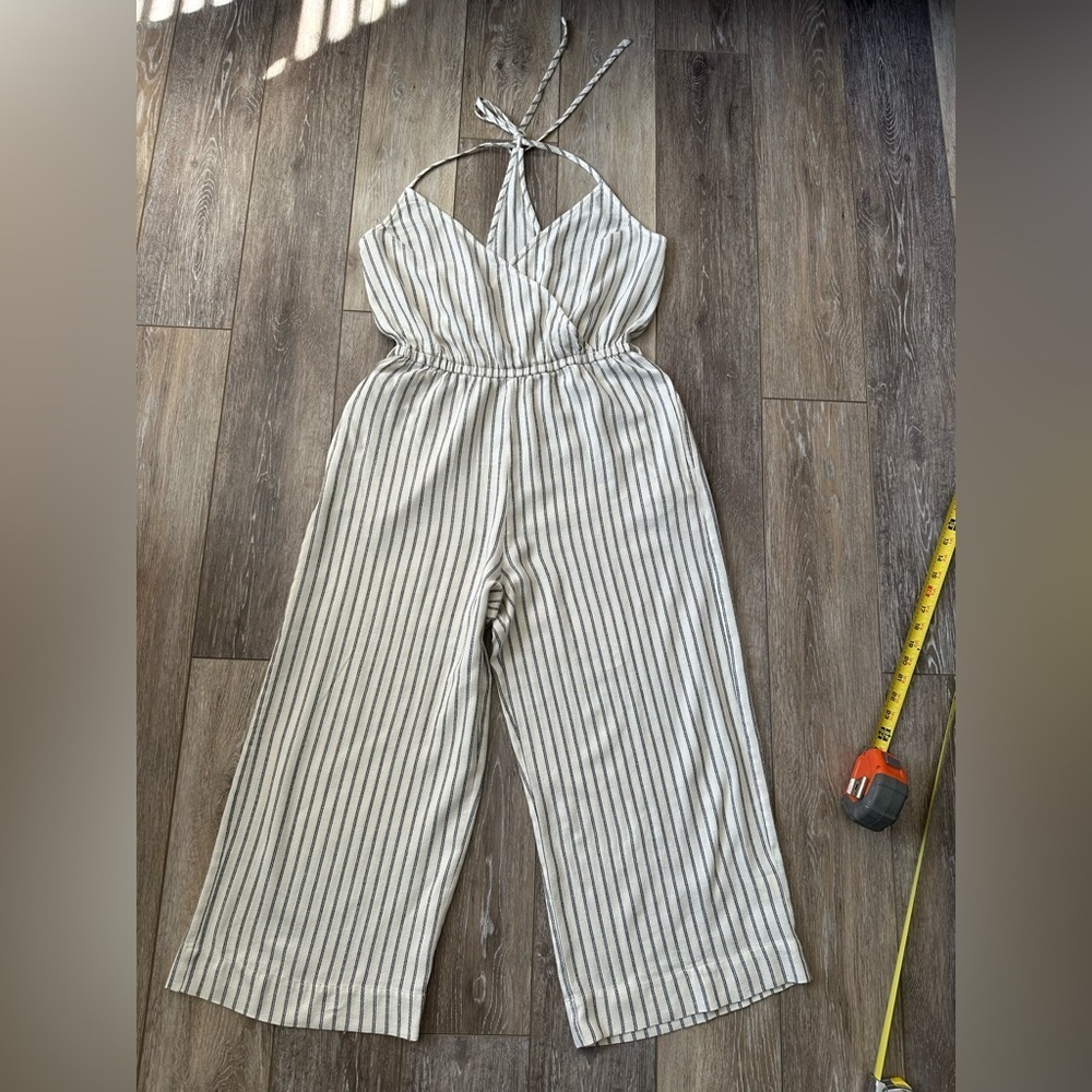 #11)  Love stitch crop jumpsuit with wrap style top excellent condition.